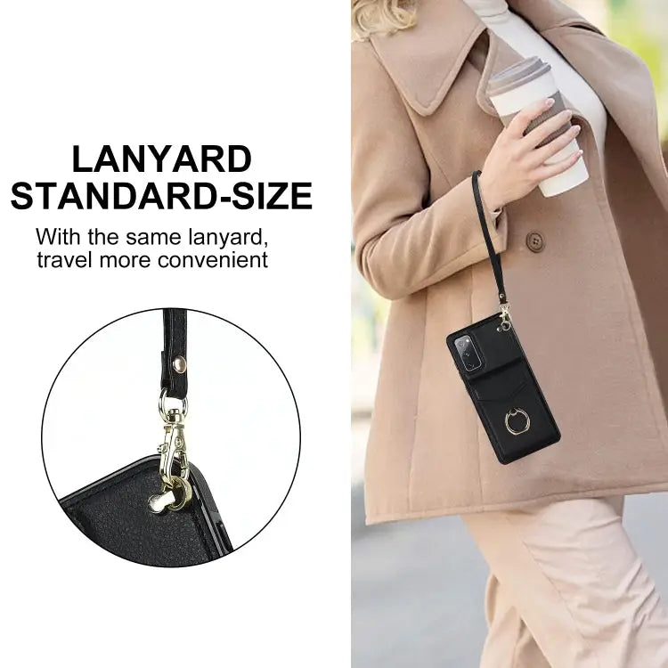 Ring Holder RFID Card Slot Phone Case For Samsung Galaxy S20 FE For Samsung Galaxy S20+ - Samsung Accessories