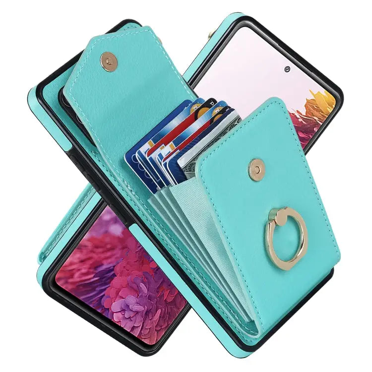 Ring Holder RFID Card Slot Phone Case For Samsung Galaxy S20 FE For Samsung Galaxy S20+ - For Samsung Galaxy S20 FE