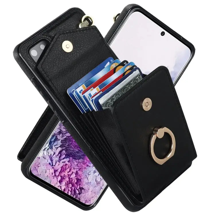 Ring Holder RFID Card Slot Phone Case For Samsung Galaxy S20 FE For Samsung Galaxy S20+ - For Samsung Galaxy S20+