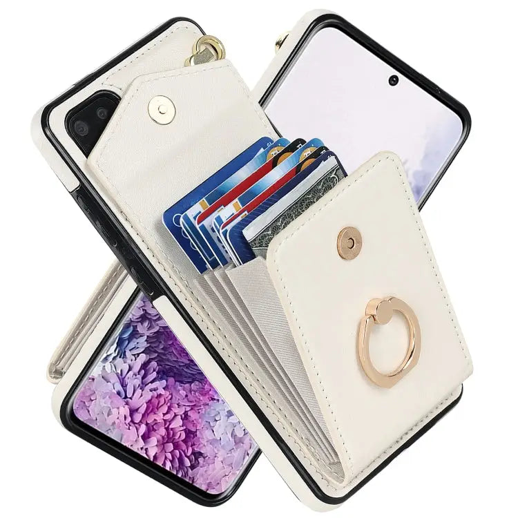 Ring Holder RFID Card Slot Phone Case For Samsung Galaxy S20 FE For Samsung Galaxy S20+ - For Samsung Galaxy S20+