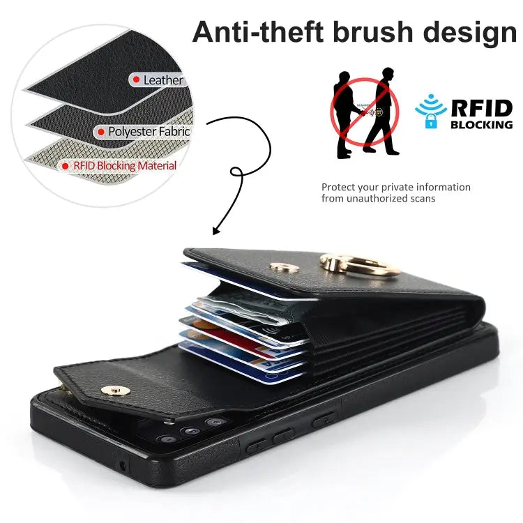 Ring Holder RFID Card Slot Phone Case For Samsung Galaxy S20 FE For Samsung Galaxy S20+ - Samsung Accessories