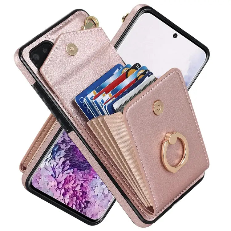 Ring Holder RFID Card Slot Phone Case For Samsung Galaxy S20 FE For Samsung Galaxy S20+ - For Samsung Galaxy S20+