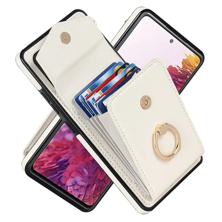 Ring Holder RFID Card Slot Phone Case For Samsung Galaxy S20 FE For Samsung Galaxy S20+ - For Samsung Galaxy S20 FE