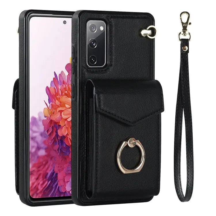 Ring Holder RFID Card Slot Phone Case For Samsung Galaxy S20 FE For Samsung Galaxy S20+ - Samsung Accessories