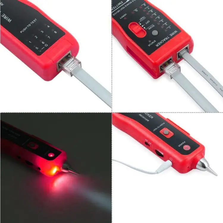 RJ11 / RJ45 Telephone Wire Tracker Ethernet LAN Network Cable Tester Detector Line Finder - RJ11 / RJ45 Line Finder