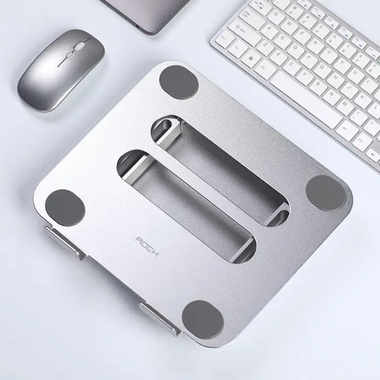 ROCK RPH0972 Aluminum Alloy Liftable Laptop Cooling Bracket - Apple Accessories