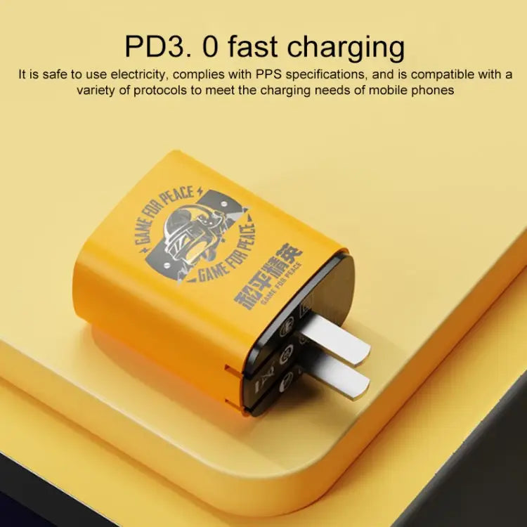 ROCK T42 PD 20W USB + TypeC / USB-C Dual Ports Fast Charging Travel Charger CN Plug - Charger