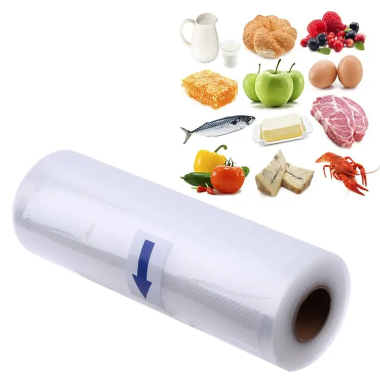Roll Food Storage Bag Food Saver Bag for Kitchen Keep Food Fresh Grain Bag PE Bags Size: 25*35cm Size: 25*35cm - Size: