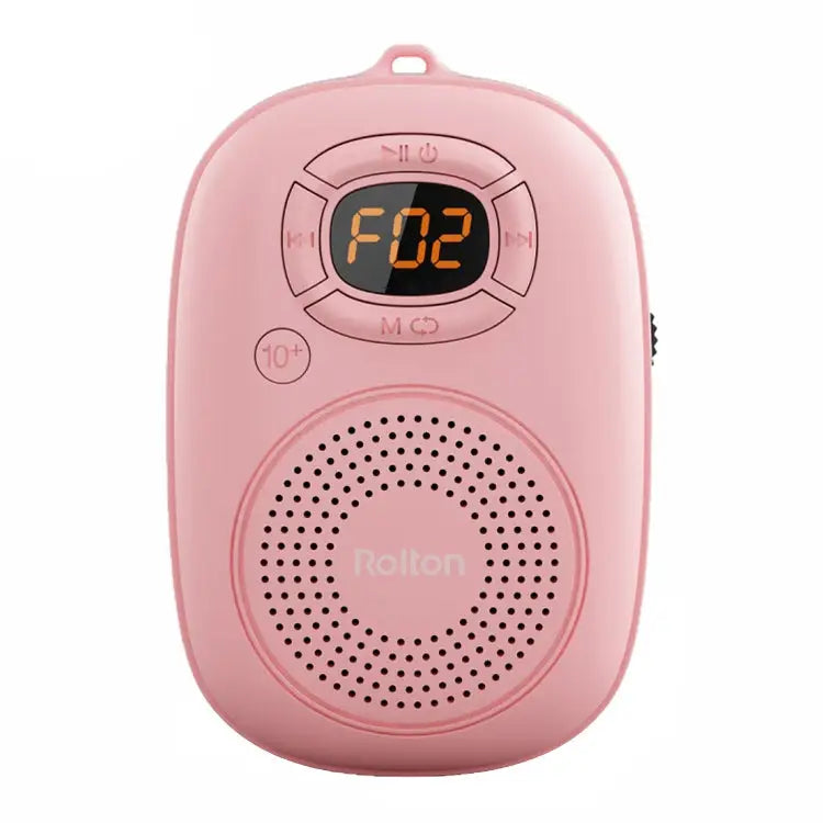 Rolton E200 Mobile Phone Wireless Bluetooth Speaker Mini Portable Outdoor Small Audio Subwoofer Speaker Pink Blue Black