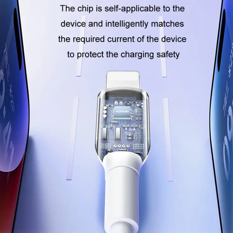 ROMOSS PD20W Fast Charger For Apple/Huawei And Xiaomi CN Plug Single-port Double-port For Apple PD Charging Cable