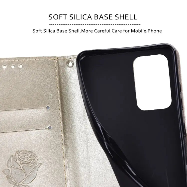 Rose Embossed Flip PU Leather Phone Case For Honor X7/Play 30 Plus For Samsung Galaxy M33 5G Global For Samsung Galaxy