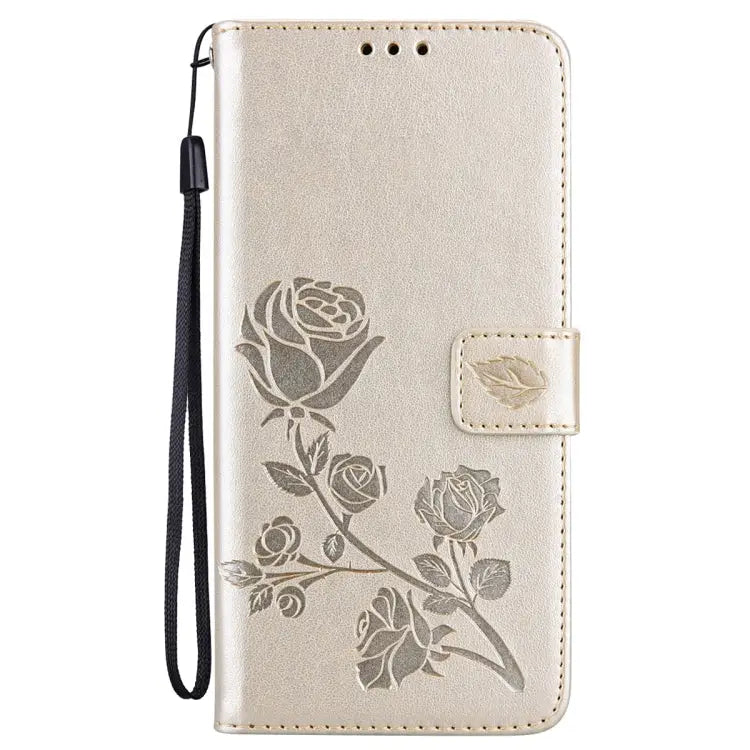 Rose Embossed Flip PU Leather Phone Case For Xiaomi 12/12X For Xiaomi 12 Lite For Xiaomi 12 Pro For Xiaomi Redmi Note