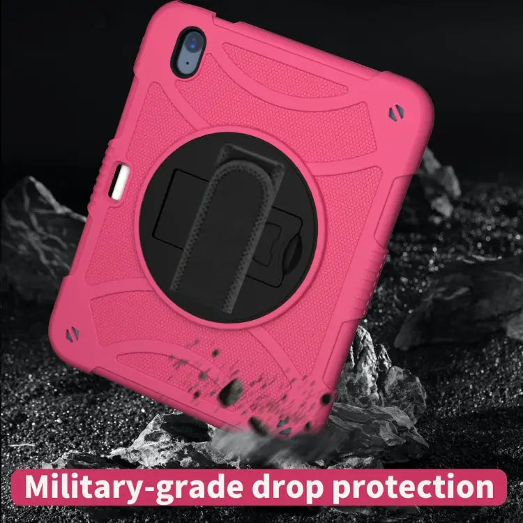 Rotary Grab Silicone And PC Tablet Case For iPad 10th 10.9 2022 - Apple Accessories