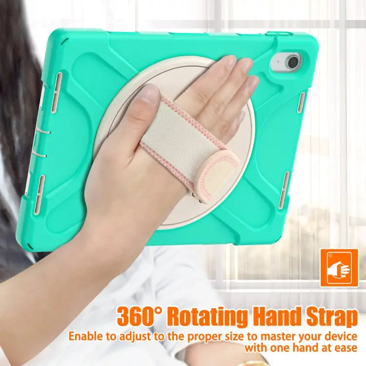Rotatable Kickstand Grip Heavy Duty Hard Rugged Tablet Case For iPad 10th Gen 10.9 2022 - Apple Accessories
