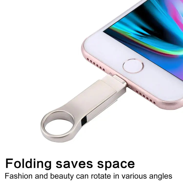 RQW-10D 2 in 1 USB 2.0 & 8 Pin 16GB Flash Drive - RQW-10D