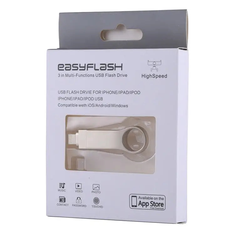 RQW-10D 2 in 1 USB 2.0 & 8 Pin 64GB Flash Drive - RQW-10D