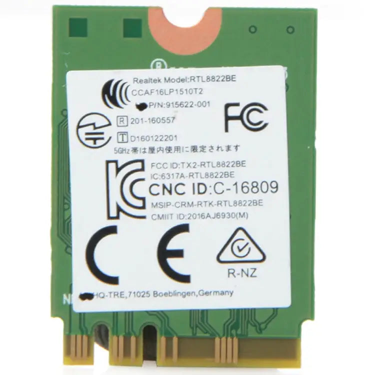 RTL8822BE Dual Band AC 433M Network Adapter Card Bluetooth 4.0 Wireless Network Adapter Card for Dell / ASUS / Toshiba
