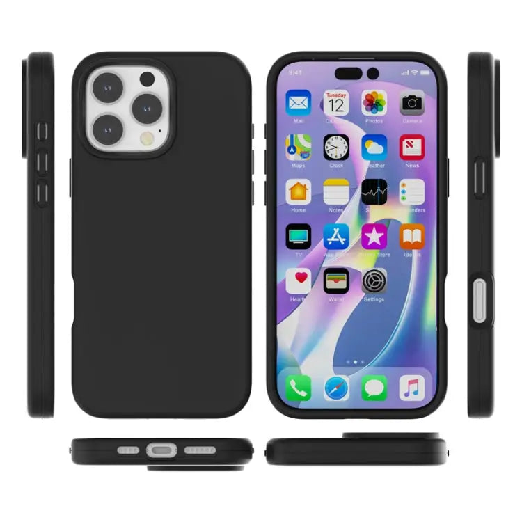 Rubber Oil Surface Solid Color Phone Case For iPhone 16 Pro Max For iPhone 16 Pro For iPhone 16 Plus For iPhone 16