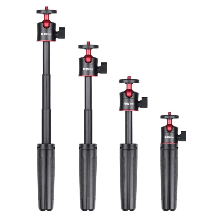 RUIGPRO Multi-functional Foldable Tripod Holder Selfie Monopod Stick with Ball Head for GoPro Insta360 DJI and Other