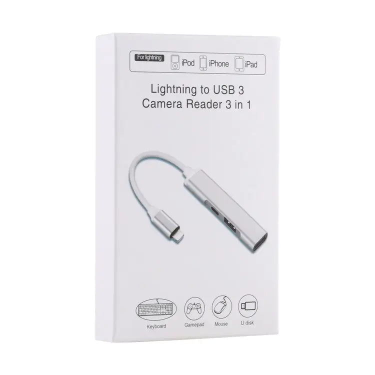 S-206 3 in 1 8 Pin Male to 2 x USB 3.0 + 8 Pin Female Camera Reader Adapter S-206 - S-206