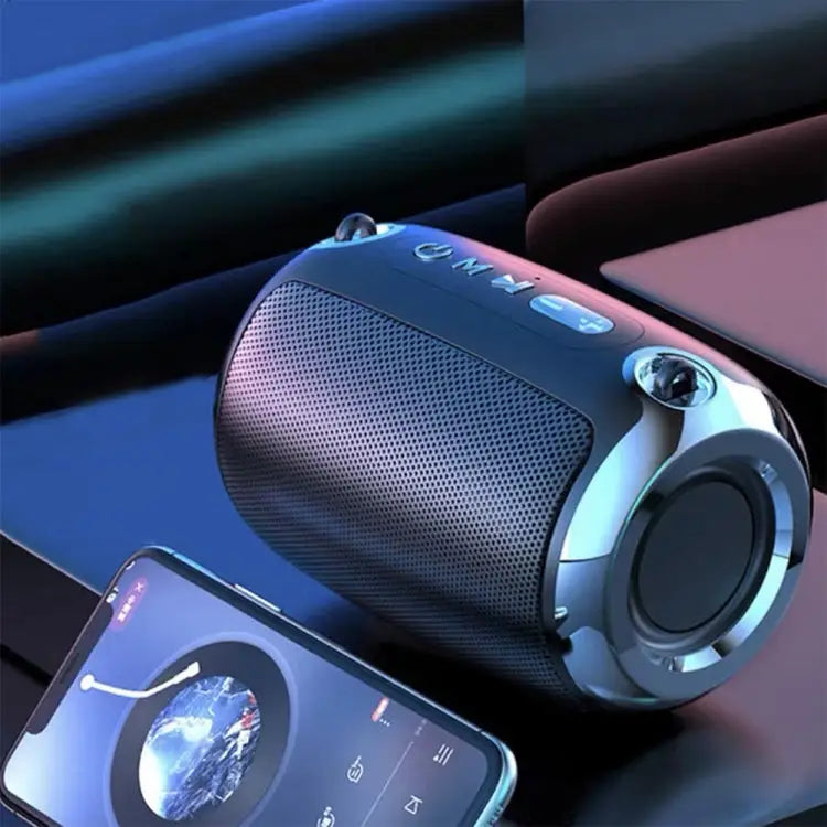 S1 HIFI Stereo Sound Portable Bluetooth Speaker Cool Black Silver Gray Deep Blue Charm Red - Cool Black