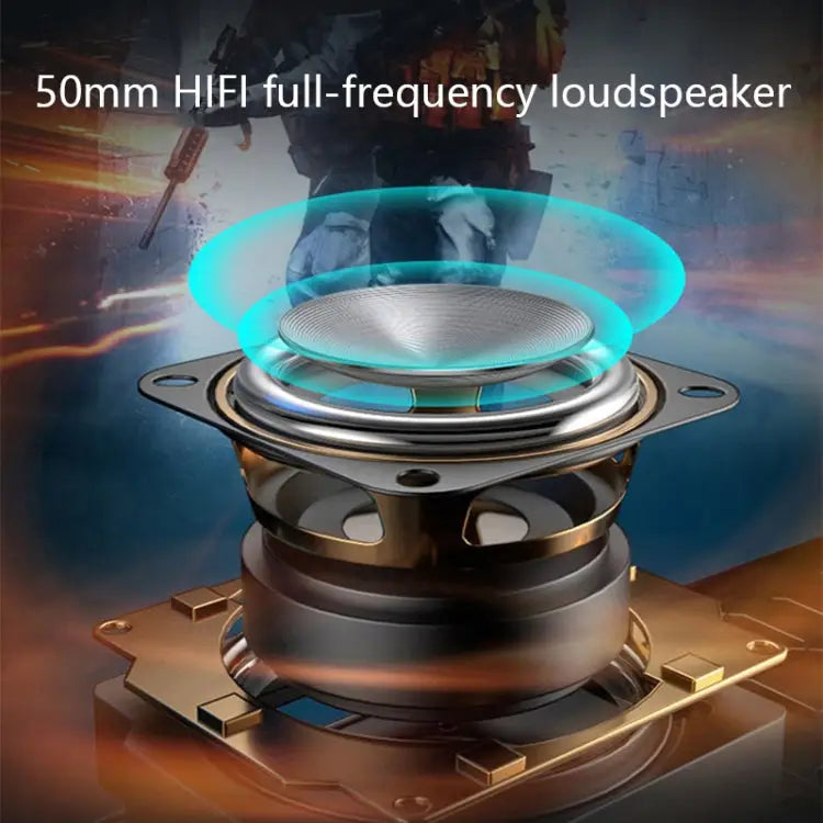S1 HIFI Stereo Sound Portable Bluetooth Speaker Cool Black Silver Gray Deep Blue Charm Red - Cool Black