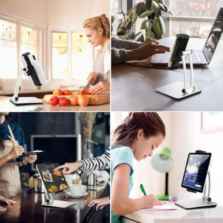 S10 Aluminum Alloy Tablet Stand Flat Laptop Frame Folding Desk Accessories