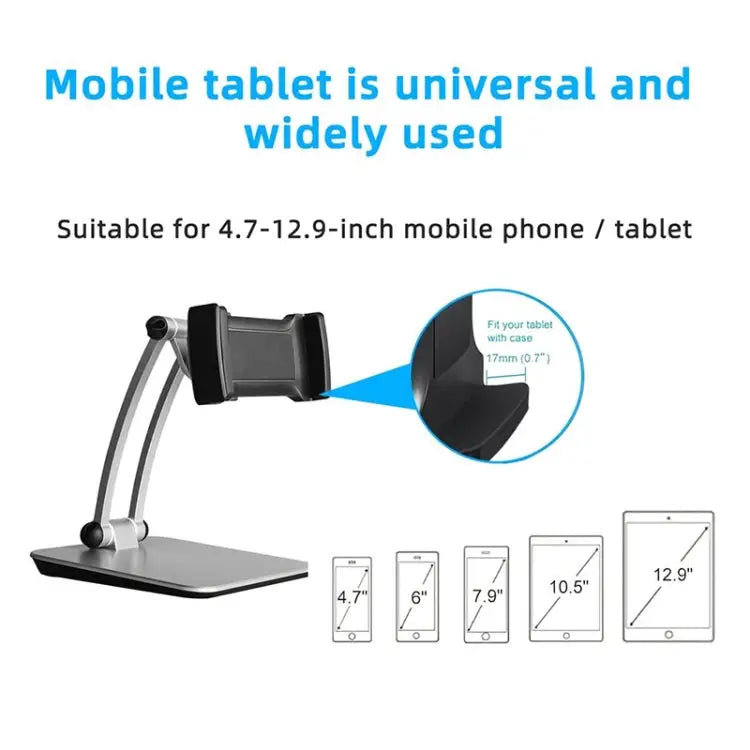 S10 Aluminum Alloy Tablet Stand Flat Laptop Frame Folding Desk Accessories