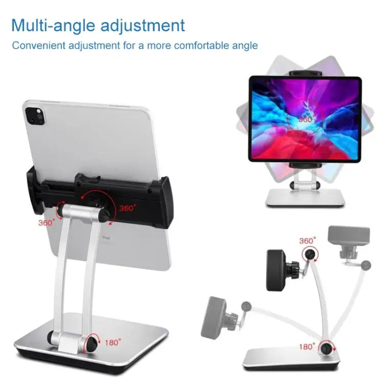 S10 Aluminum Alloy Tablet Stand Flat Laptop Frame Folding Desk Accessories