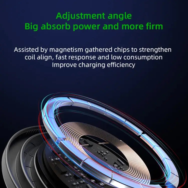 S36 3 in 1 15W Multifunctional Magnetic Wireless Charger for Mobile Phones / Apple Watches / AirPods - S36 Black / Black