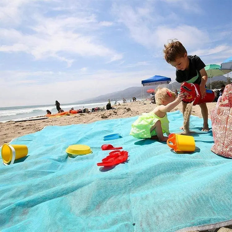 Sand Free Mat Lightweight Foldable Outdoor Picnic Mattress Camping Cushion Beach Mat Size: 2x2m 2 x 2m(Pink) 2 x