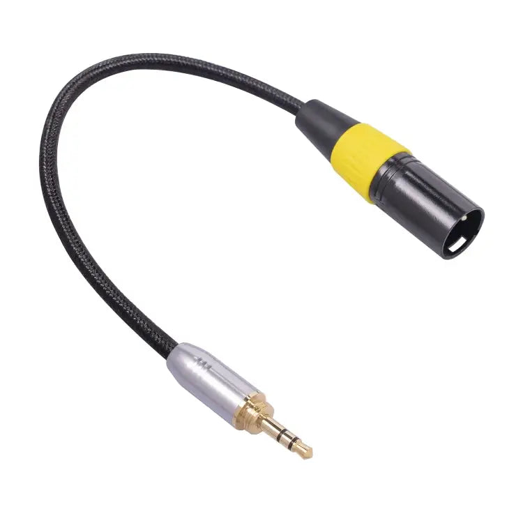SB423K108-03 6.35mm + 3.5mm Male to XLR 3pin Male Audio Cable Length: 30cm 6.35mm + 3.5mm to XLR - 6.35mm + 3.5mm to XLR