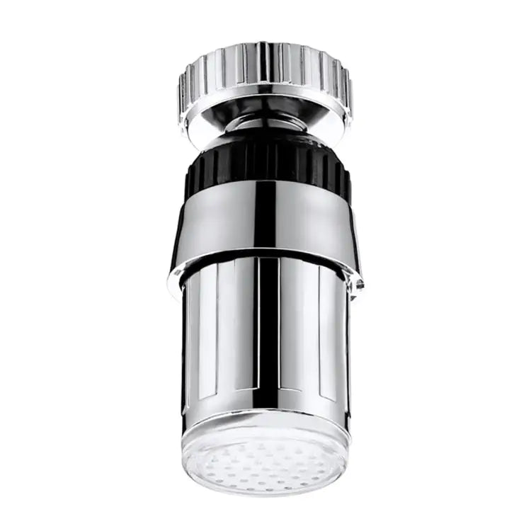 SDF-B6 1 LED ABS Temperature Sensor 3-color LED Faucet Light Water Glow Shower Size: 58 x 24mm Interface: 22mm (Silver)