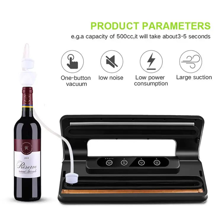 Sealing Film Roll Film PP Material Transparent Seal Film Cup US Plug Vacuum Sealer - Vacuum Sealer