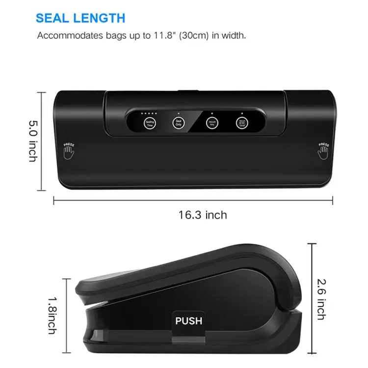 Sealing Film Roll Film PP Material Transparent Seal Film Cup US Plug Vacuum Sealer - Vacuum Sealer