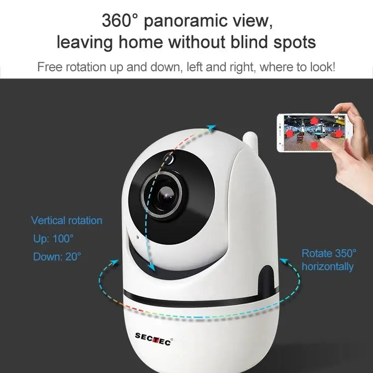 SECTEC IL-HIP291-2M-AI Intelligent Tracking Monitor Mobile Phone Remote Wireless Network Wifi Camera Cloud Storage