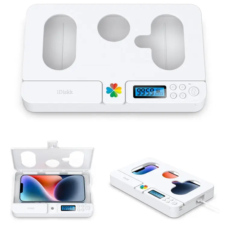 Self-discipline Smart Phone Lock Timing Box lock01 White - lock01 White