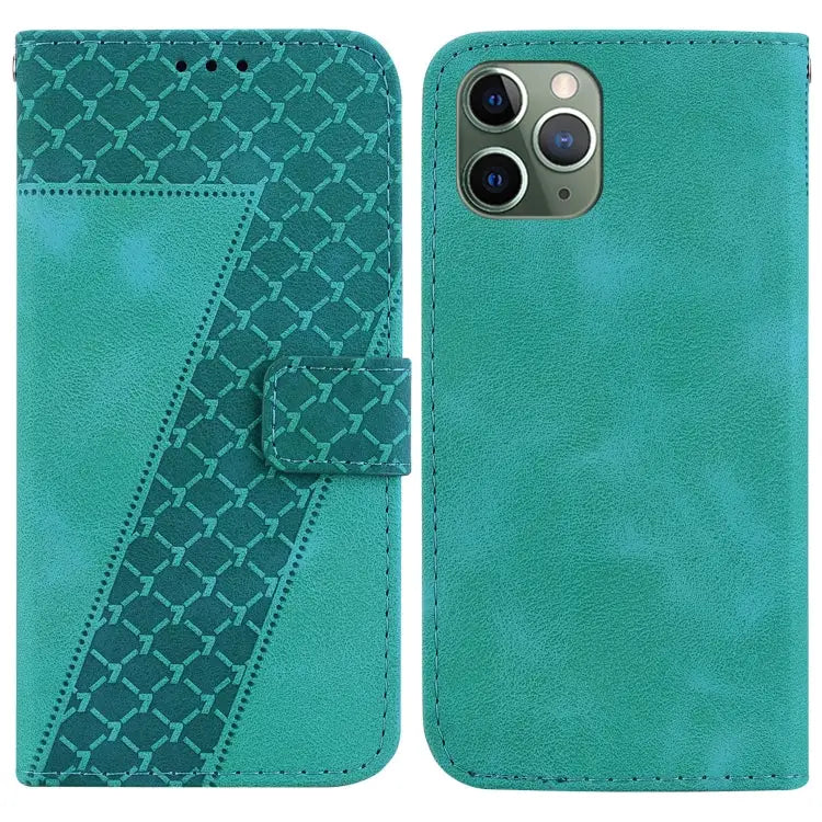 Seven-shaped Embossed Leather Phone Case For iPhone 12 mini For iPhone 11 Pro Max For iPhone 11 For iPhone 11 Pro