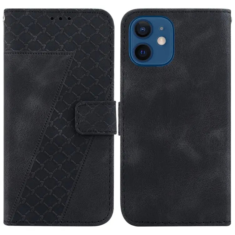 Seven-shaped Embossed Leather Phone Case For iPhone 12 mini For iPhone 11 Pro Max For iPhone 11 For iPhone 11 Pro