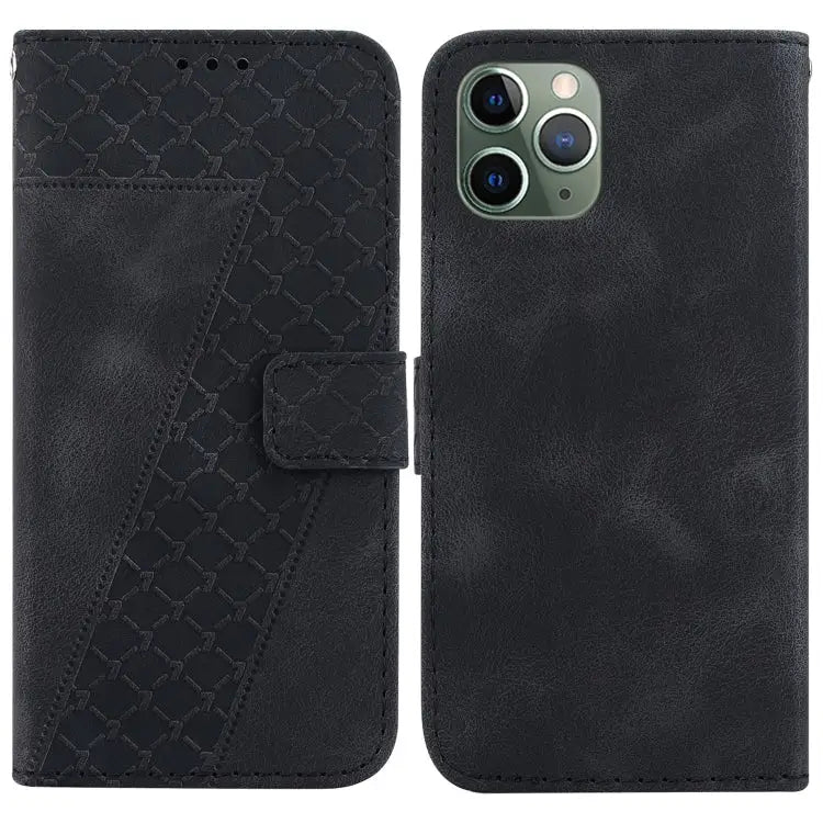 Seven-shaped Embossed Leather Phone Case For iPhone 12 mini For iPhone 11 Pro Max For iPhone 11 For iPhone 11 Pro