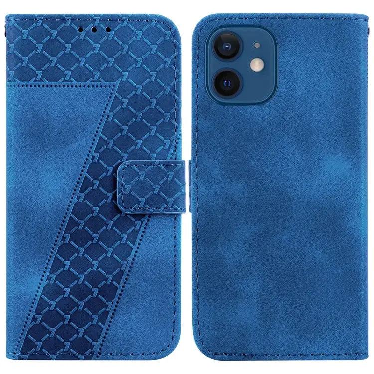 Seven-shaped Embossed Leather Phone Case For iPhone 12 mini For iPhone 11 Pro Max For iPhone 11 For iPhone 11 Pro