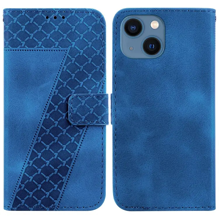 Seven-shaped Embossed Leather Phone Case For iPhone 16 For iPhone 15 Pro Max For iPhone 15 Pro For iPhone 15 Plus