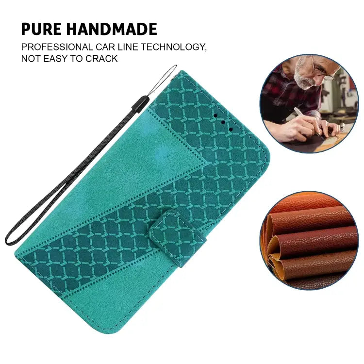 Seven-shaped Embossed Leather Phone Case For iPhone 16 For iPhone 15 Pro Max For iPhone 15 Pro For iPhone 15 Plus
