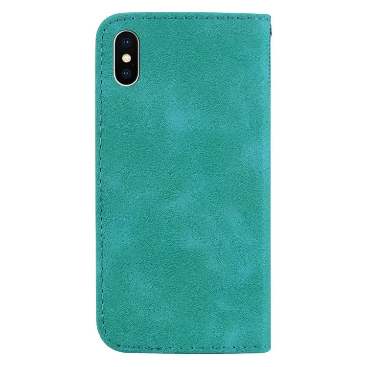 Seven-shaped Embossed Leather Phone Case For iPhone X / XS For iPhone XR For iPhone XS Max - Apple Accessories