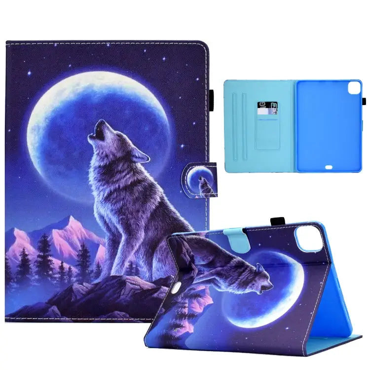 Sewing Pen Slot Leather Tablet Case For iPad 9.7 2018 & 2017 For iPad 10.2 2020 & 2019 For iPad Pro 11 inch 2021 & 2020