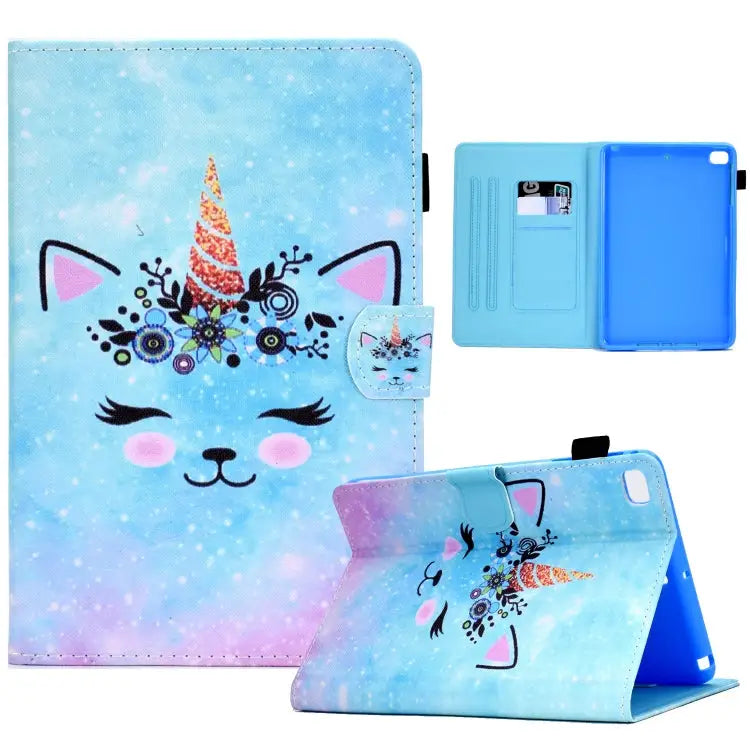 Sewing Pen Slot Leather Tablet Case For iPad 9.7 2018 & 2017 For iPad 10.2 2020 & 2019 For iPad Pro 11 inch 2021 & 2020