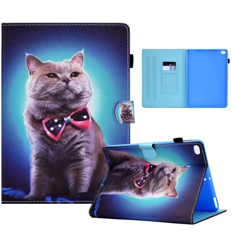Sewing Pen Slot Leather Tablet Case For iPad 9.7 2018 & 2017 For iPad 10.2 2020 & 2019 For iPad Pro 11 inch 2021 & 2020