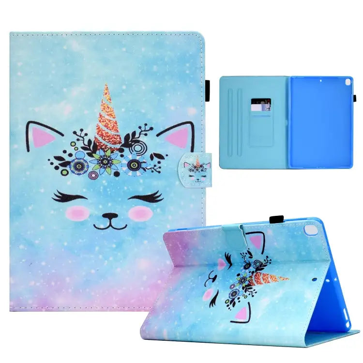 Sewing Pen Slot Leather Tablet Case For iPad 9.7 2018 & 2017 For iPad 10.2 2020 & 2019 For iPad Pro 11 inch 2021 & 2020