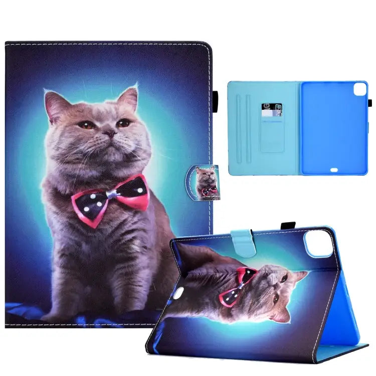Sewing Pen Slot Leather Tablet Case For iPad 9.7 2018 & 2017 For iPad 10.2 2020 & 2019 For iPad Pro 11 inch 2021 & 2020