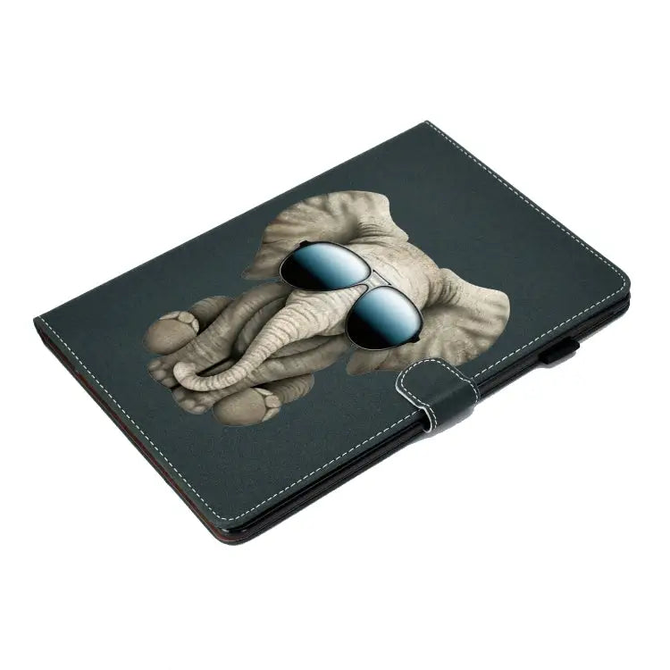 Sewing Thread Left and Right Painted Plate with Sleep Function & Pen Cover & Anti-skid strip & Bracket For iPad Pro 11